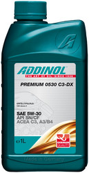 Заказать моторное масло Addinol Premium 0530 C3-DX 5W-30, 1л Синтетическое | Артикул 4014766073570