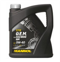 �������� �������� ����� Mannol O.E.M. for Daewoo GM 5W-40 ������������� | ������� 4036021401492