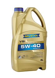 �������� �������� ����� Ravenol VSI SAE 5W-40 ( 4�) new ������������� | ������� 4014835765498
